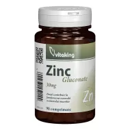 Gluconat de zinc 25 mg (90 comprimate), Vitaking Gluconat de zinc 25 mg (90 comprimate), Vitaking