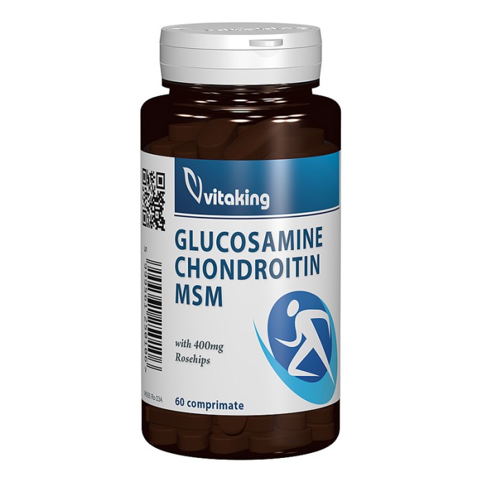 Glucozamina, Condroitina, MSM (60 comprimate), Vitaking Glucozamina, Condroitina, MSM (60 comprimate), Vitaking