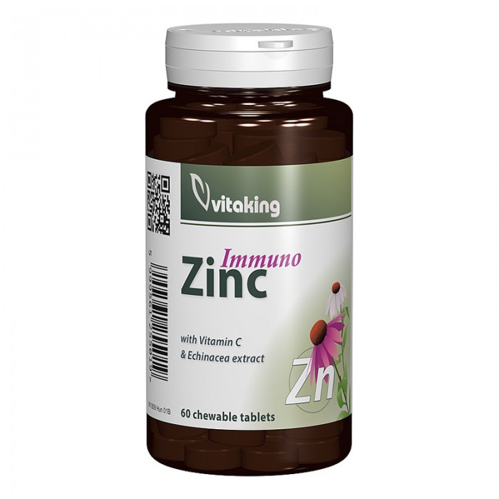 Immuno Zinc cu Echinaceea (60 comprimate), Vitaking Immuno Zinc cu Echinaceea (60 comprimate), Vitaking