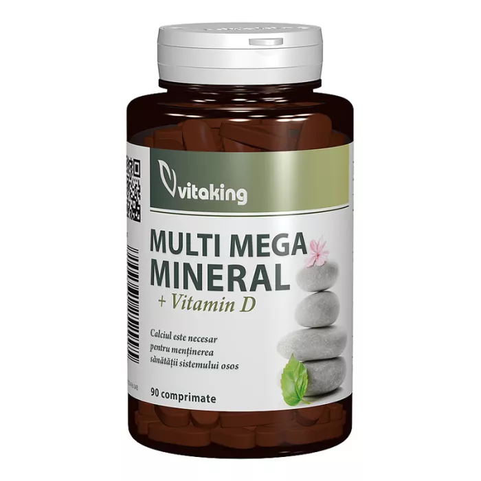 Multi Mega Mineral cu Vitamina D (90 comprimate), Vitaking Multi Mega Mineral cu Vitamina D (90 comprimate), Vitaking