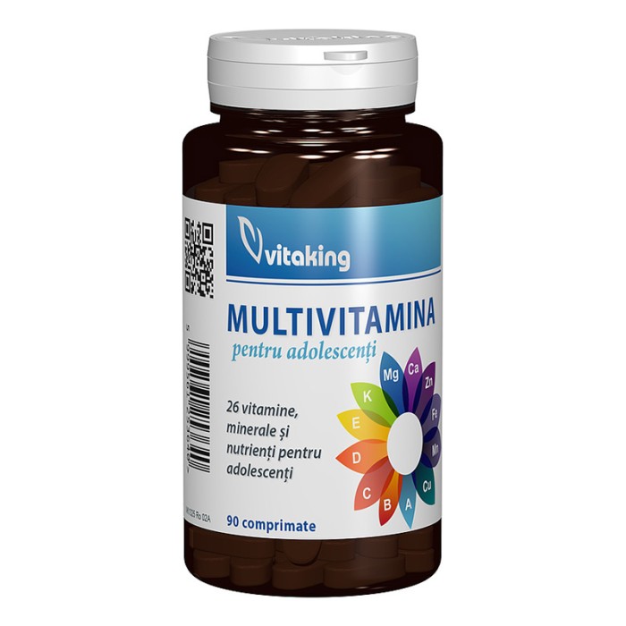 Multivitamina pentru adolescenti (90 comprimate), Vitaking
