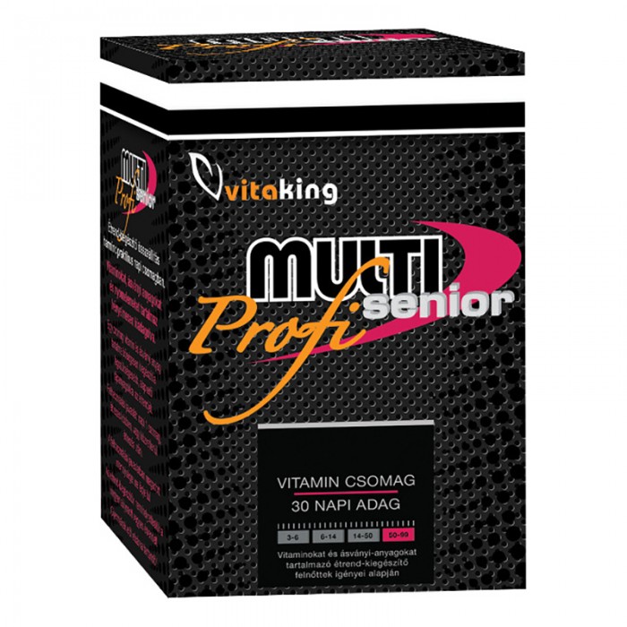 Pachet cu doze zilnice Multi Profi Senior (30 portii), Vitaking Pachet cu doze zilnice Multi Profi Senior (30 portii), Vitaking