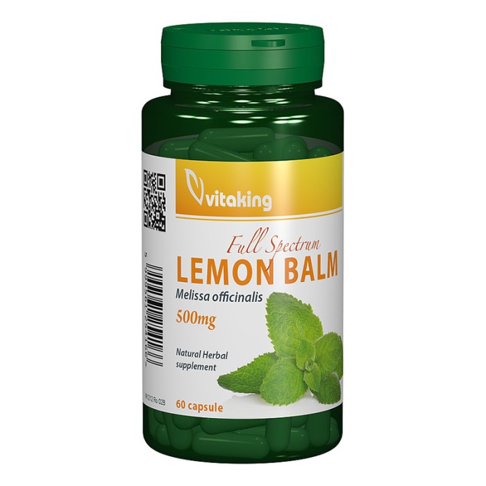 Roinita 500 mg Lemon Balm (60 capsule), Vitaking Roinita 500 mg Lemon Balm (60 capsule), Vitaking