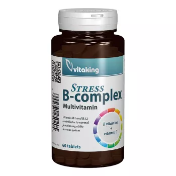 Stress B Complex cu Vitamina C (60 comprimate), Vitaking Stress B Complex cu Vitamina C (60 comprimate), Vitaking