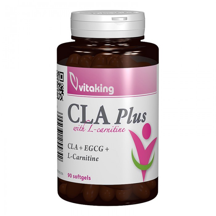 Supliment alimentar pentru slabit cu CLA (90 capsule), Vitaking