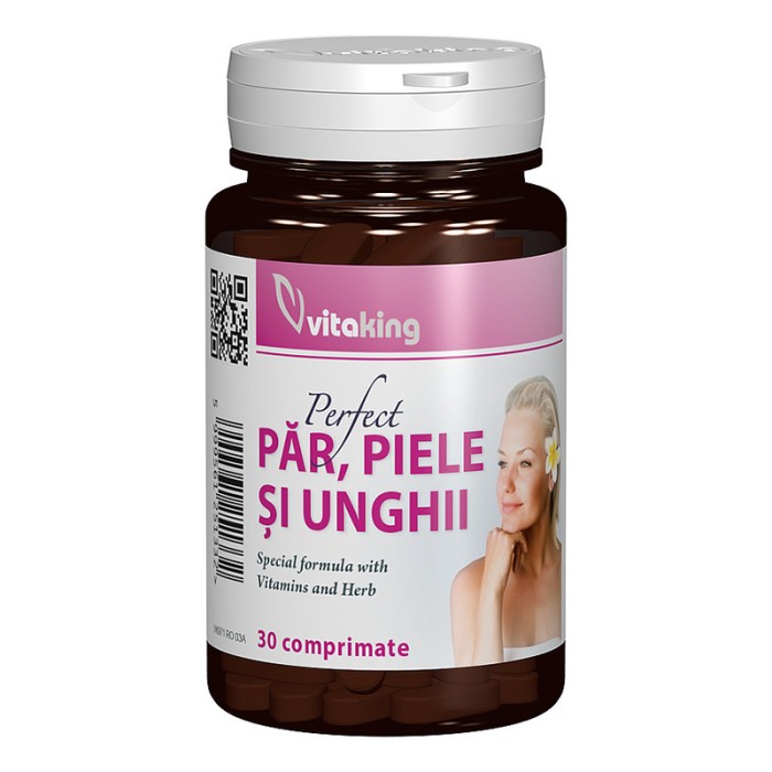Supliment natural pentru par, piele si unghii (30 comprimate), Vitaking Supliment natural pentru par, piele si unghii (30 comprimate), Vitaking