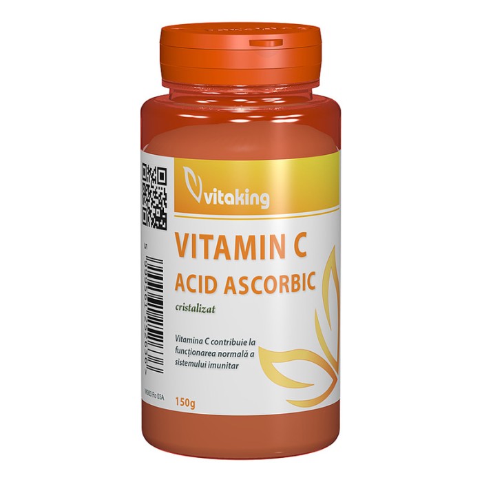 Vitamina C cristalizata (150 grame), Vitaking
