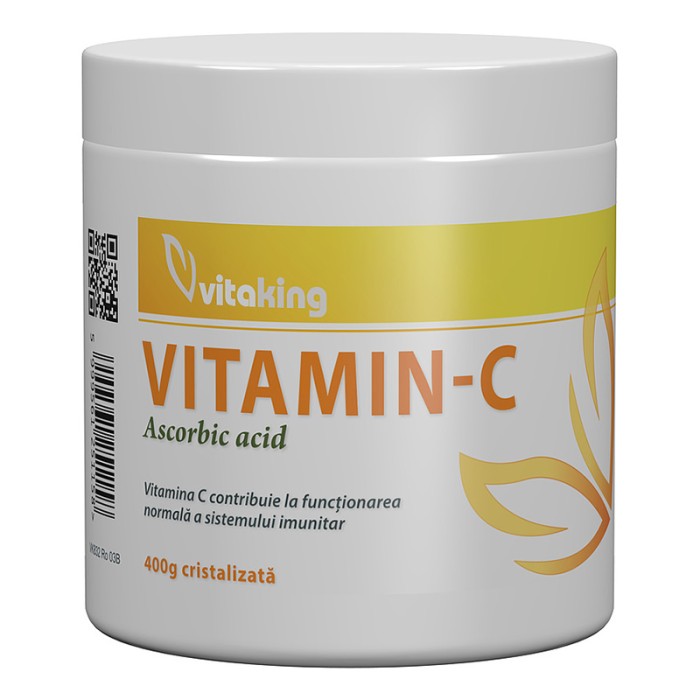 Vitamina C cristalizata (400 grame), Vitaking Vitamina C cristalizata (400 grame), Vitaking