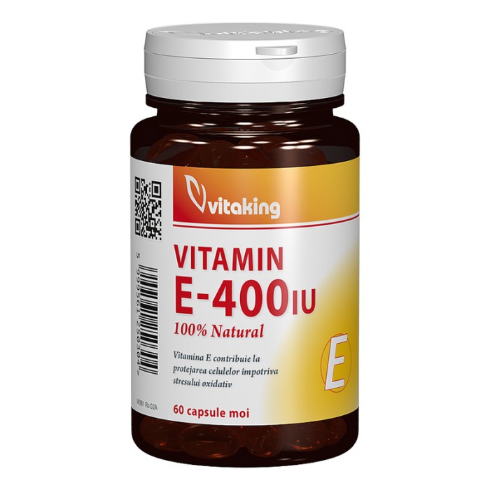 Vitamina E 400 UI (60 capsule), Vitaking Vitamina E 400 UI (60 capsule), Vitaking