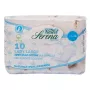 Absorbante din bumbac natural fara aripioare - lungi - 3 picaturi (10 bucati), Vivicot