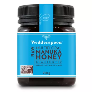 Miere de Manuka KFactor 12 RAW (250 grame), Wedderspoon