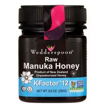 Miere de Manuka KFactor 12 RAW (250 grame), Wedderspoon