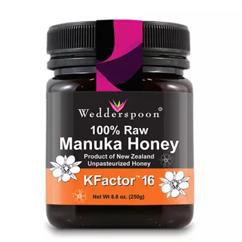 Miere de Manuka KFactor 16 RAW (250 grame), Wedderspoon