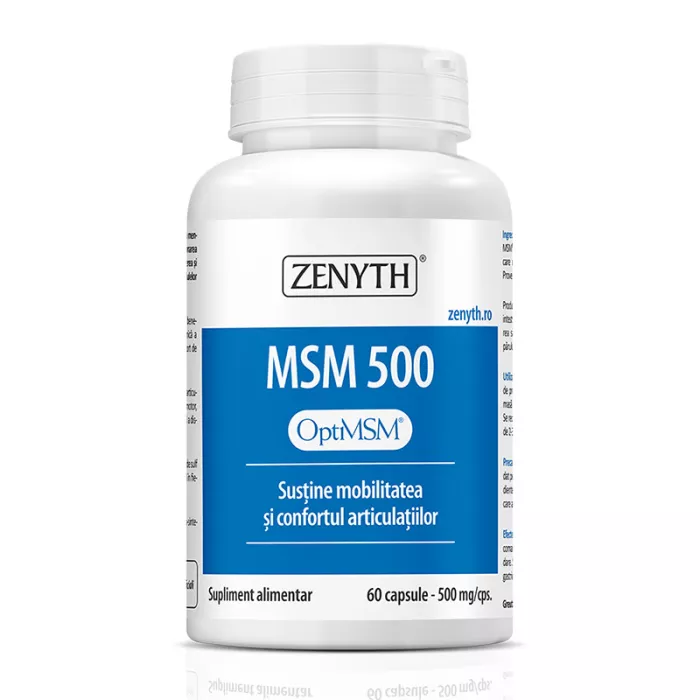 MSM 500 mg (60 capsule), Zenyth Pharmaceuticals MSM 500 mg (60 capsule), Zenyth Pharmaceuticals