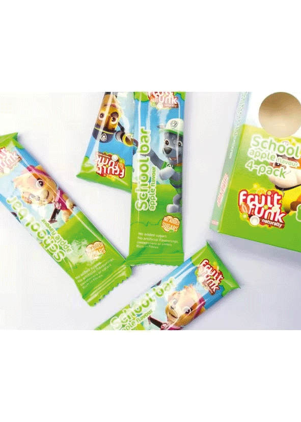 Baton din fructe cu mar - Paw Patrol, vegan, fara zahar 4x20g