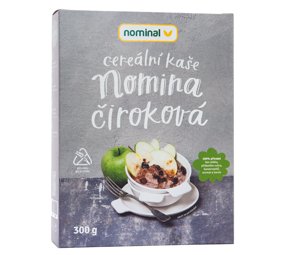 Porridge Nomina Sorg 300 g, fara gluten